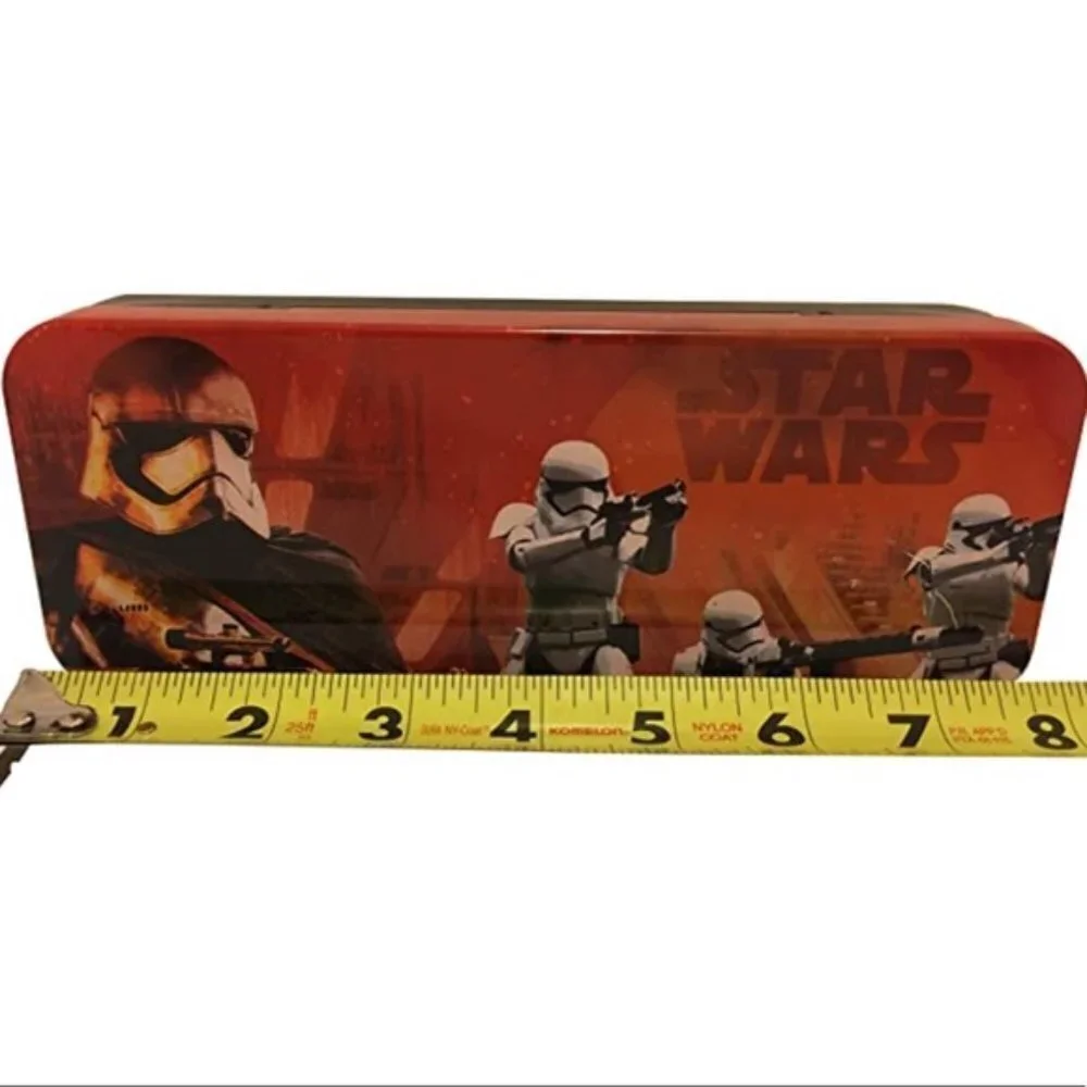 Star Wars 3 Tin Cases Episode 7 The Force Awakens Storage Metal  3 Pack